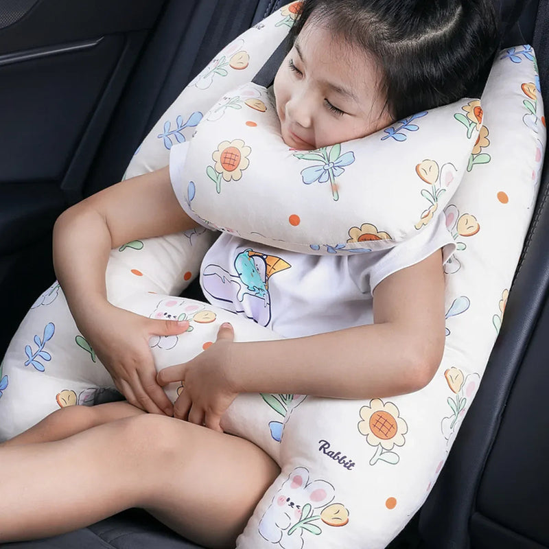 Almofada Infantil StarSleep • Conforto e Segurança para Cabeça e Corpo nas Viagens