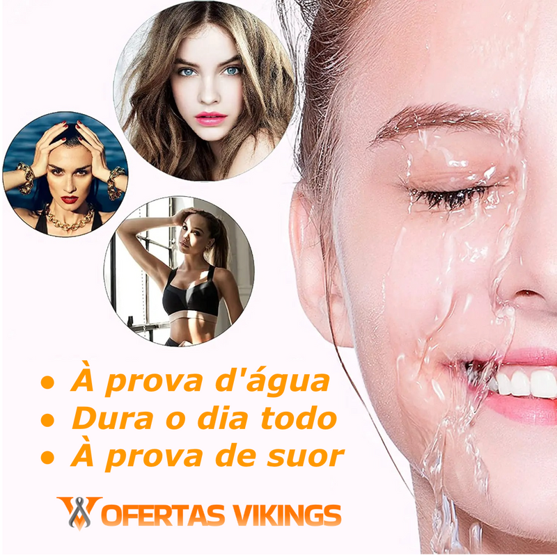 KIT com DUAS Canetas Delineadoras Fio a Fio para Micropigmentação em Sobrancelhas • UP Brow com Efeito Microblading