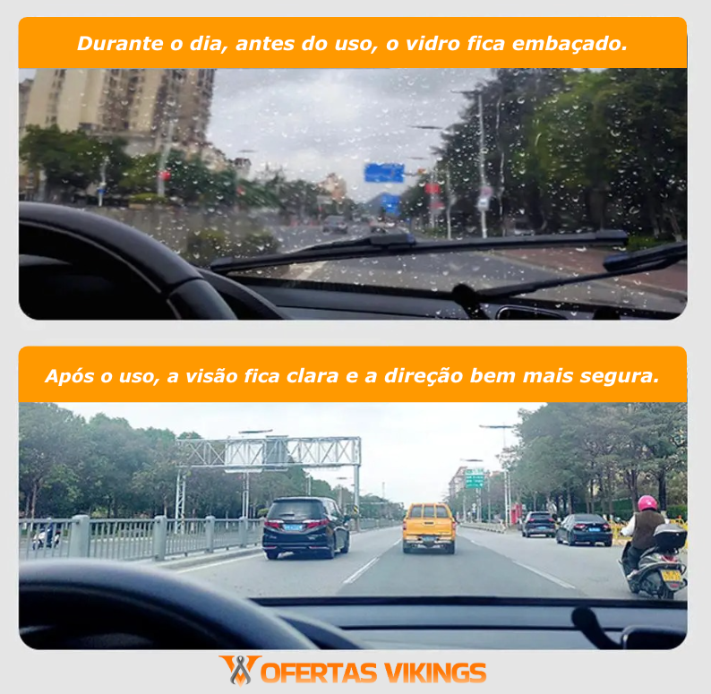 Impermeabilizante de Para-Brisas Automotivo CleanGlass • Vidros Impecáveis