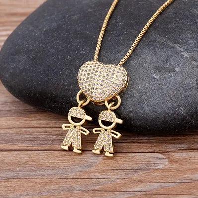 Colar Amor de Mãe Banhado a Ouro 18k